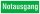 SafetyMarking® Hinweisaufkleber "Notausgang" rechteckig 30,0 x 10,5 cm, 1 St.