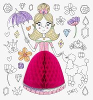 HEYDA 3D Prinzessin Malset farbsortiert, 1 St.