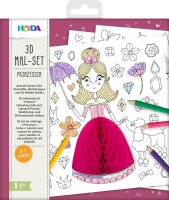 HEYDA 3D Prinzessin Malset farbsortiert, 1 St.