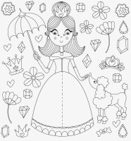 HEYDA 3D Prinzessin Malset farbsortiert, 1 St.