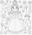 HEYDA 3D Prinzessin Malset farbsortiert, 1 St.