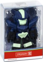 BRUNNEN Radiergummi ROBOT HERO blau, 1 St.