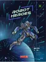 BRUNNEN Sammelmappe ROBOT HEROES DIN A3 dunkelblau, mint,...