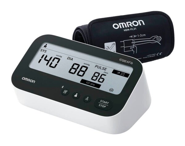 OMRON M4 Connect AFib Oberarm-Blutdruckmessgerät