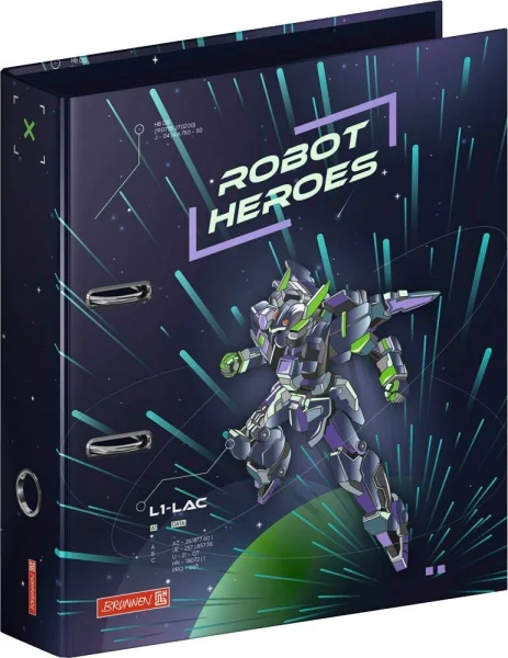 BRUNNEN ROBOT HEROES Motivordner 7,0 cm DIN A4, 1 St.