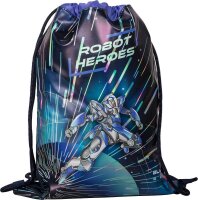 BRUNNEN Turnbeutel ROBOT HEROES Kunstfaser dunkelblau,...