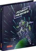 BRUNNEN ROBOT HEROES Ringbuch 2-Ringe dunkelblau, lila...