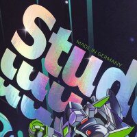 BRUNNEN Collegeblock Premium Student Robot Heroes  kariert DIN A4 Innen- und Außenrand, 1 St.