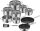 WMF Kochgeschirr-Set Silit Alicante silber 10-tlg., 10 Set