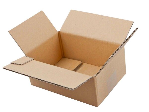 Nestler Wellpapp-Faltkartons 1-wellig braun 22,5 x 16,0 x 10,2 cm Außenmaß, 20 St.