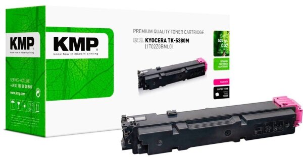 KMP  magenta Toner kompatibel zu KYOCERA TK-5380M