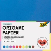 folia Faltblätter Origami mehrfarbig 500 Blatt