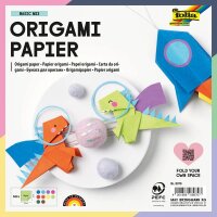 folia Faltblätter Origami mehrfarbig 500 Blatt