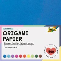 folia Faltblätter Origami mehrfarbig 500 Blatt
