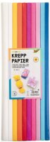 folia Krepppapier MIX farbsortiert 32 g/qm 10 Rollen