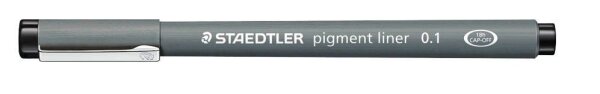 STAEDTLER pigmentliner 308 Fineliner schwarz 0,1 mm, 1 St.