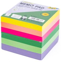 folia HAPPY VIBES Notizzettel lose bunt 9,0 x 9,0 cm, 700...