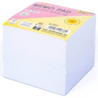 folia WHITE Notizzettel lose weiß 9,0 x 9,0 cm, 700...