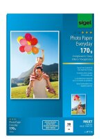 SIGEL Fotopapier IP714 DIN A4 hochglänzend 170 g/qm...