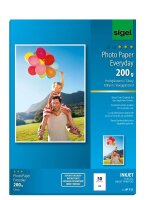 SIGEL Fotopapier IP711 DIN A4 hochglänzend 200 g/qm...