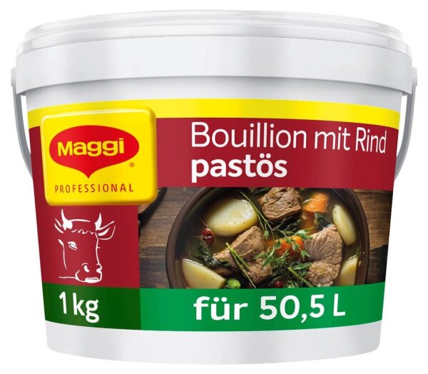 Maggi® Bouillon mit Rind pastös 1,0 kg, 1 St.