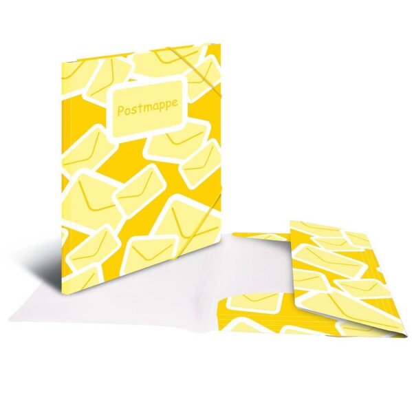 HERMA Sammelmappe Postmappe DIN A4 gelb, 3 St.