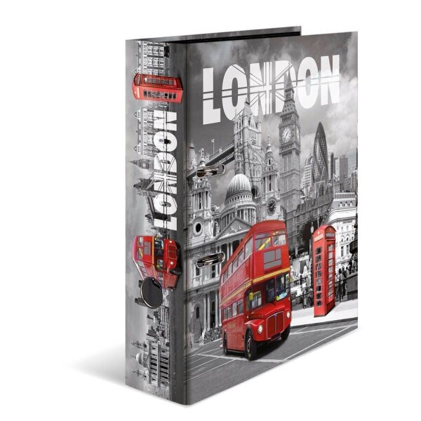 HERMA Trendmetropolen Motivordner London 7,0 mm DIN A4, 10 St.