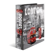 HERMA Trendmetropolen Motivordner London 7,0 mm DIN A4,...