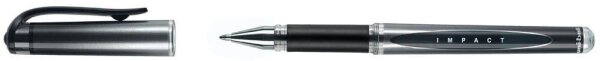 uni-ball Gel IMPACT UM-153S Gelschreiber schwarz/transparent 0,6 mm, Schreibfarbe: schwarz, 1 St.