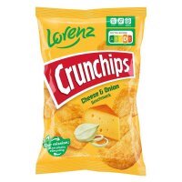 Crunchips Cheese & Onion Flavour Chips 150,0 g, 1 St.