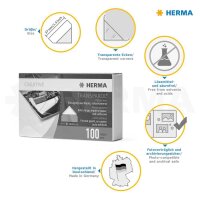 HERMA TRANSPAROL Fotoecken, 37,0 mm, 5x 100 St.