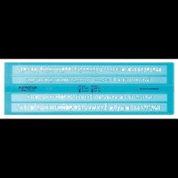 STAEDTLER Schriftschablone Mars® 572 FL  blau