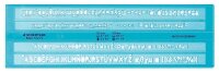STAEDTLER Schriftschablone Mars® 572 FL  blau