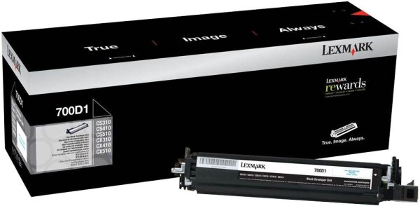 Lexmark 70C0D10 schwarz Entwicklereinheit, 1 St.