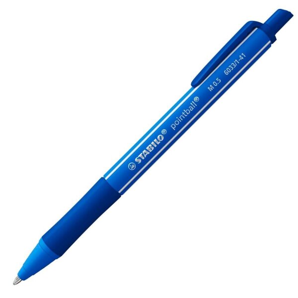 STABILO Kugelschreiber pointball ultramarinblau, Schreibfarbe: blau, 1 St.