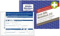 AVERY Zweckform Erste Hilfe Meldeblock Formularbuch 313,...
