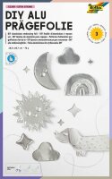 folia Prägefolie silber, 3 Blatt