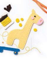 folia Nähset Mini Filzinies GIRAFFE gelb