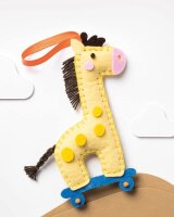 folia Nähset Mini Filzinies GIRAFFE gelb