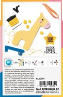 folia Nähset Mini Filzinies GIRAFFE gelb