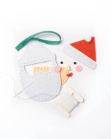 folia Nähset Mini Filzinies NIKOLAUS rot, weiß
