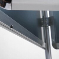Showdown® Displays Kundenstopper silber DIN A0 3 Fächer 99,1 x 85,8 x 181,0 cm, 1 St.