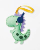 folia Nähset Mini Filzinies DINOSAURIER grün