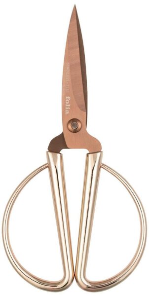 folia Papierschere Bastelschere roségold 14,5 cm
