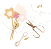 folia Papierschere Bastelschere roségold 14,5 cm