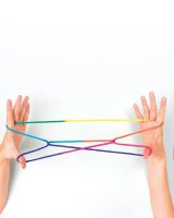folia FingerTwist Fadenspiel mehrfarbig