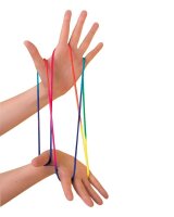 folia FingerTwist Fadenspiel mehrfarbig
