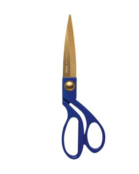 folia Schere Premiumschere gold/blau 20,1 cm