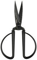 folia Papierschere Bastelschere vintageblack 14,5 cm