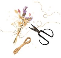 folia Papierschere Bastelschere vintageblack 14,5 cm